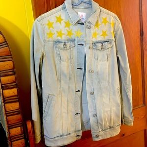 Denim Jean Jacket with Stars ⭐️